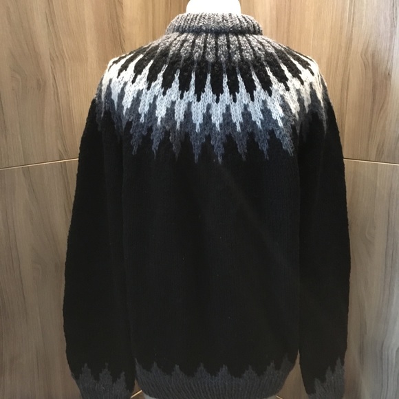 NEW Herman Market fairisle sweater 100% wool XL - Picture 4 of 6